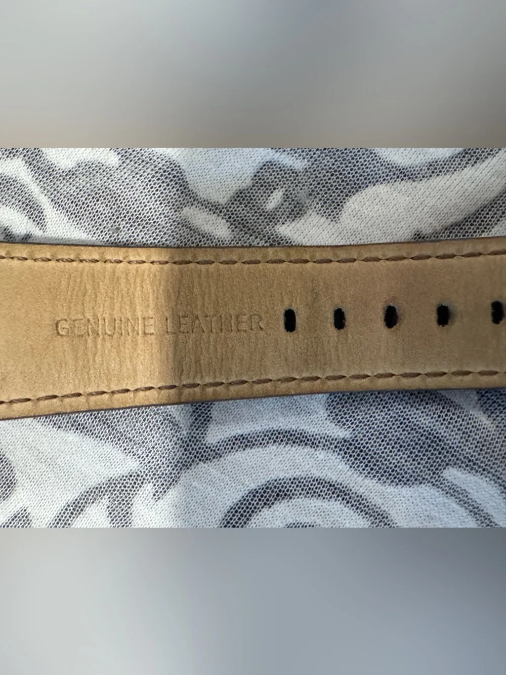 Michael Kors Gold-Tone Crystal Bezel Watch with Brown Leather Strap